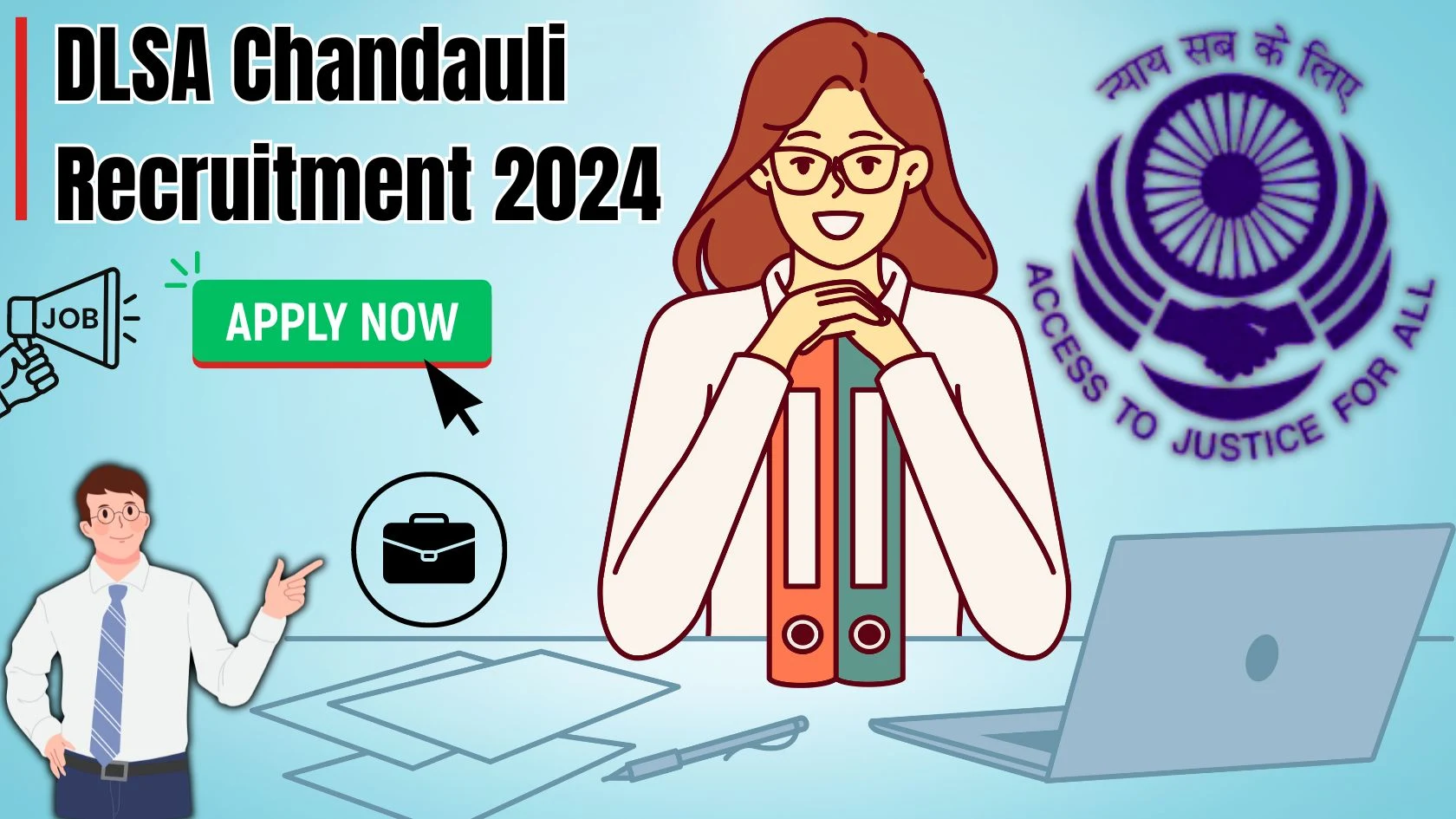 DLSA Chandauli Recruitment 2024, How to Apply