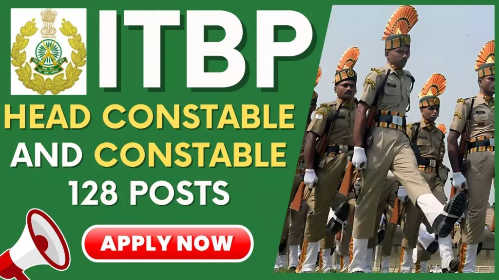 ITBP Recruitment 2024 for HC and Constable 128 Posts